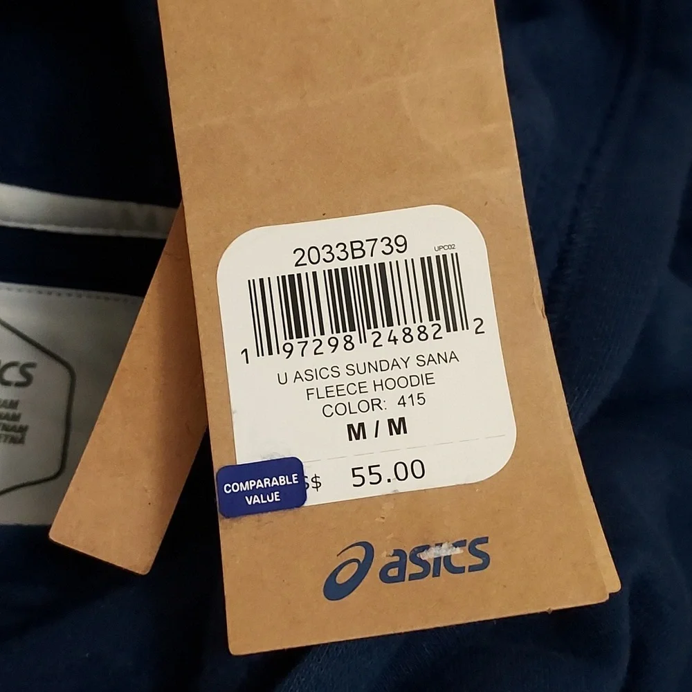Asics Unisex Sunday Sana Fleece Hoodie - Picture 13 of 13